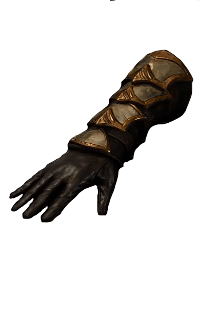 Dull Gold Gauntlets